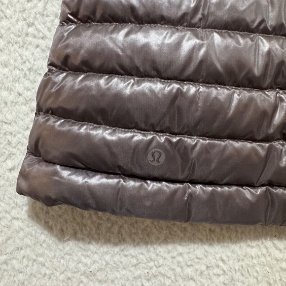 Lululemon Womens Sz 4 Pack it Down Goose Puffer Packable Vest Shiny Olive Brown‎ - Picture 9 of 15